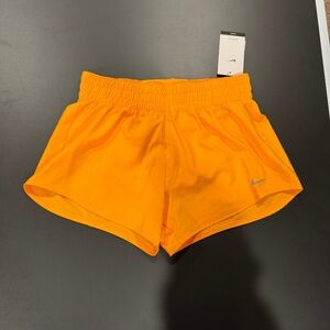 Women's Nike Dri-Fit Running Training Shorts~Size Small~Orange~NWT